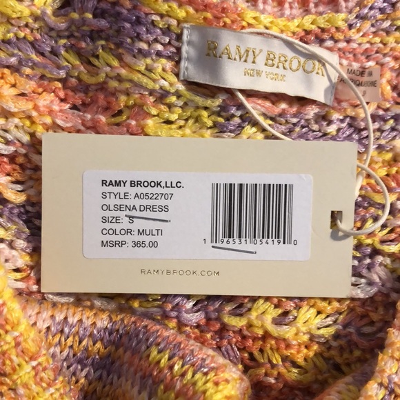 Ramy Brook Olsena Pastel Knit Midi Dress NWT - Picture 6 of 7